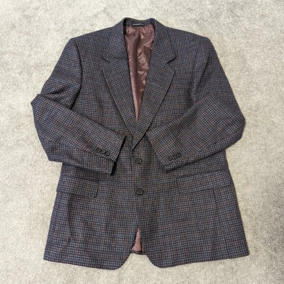 Moores Cotswold Men's Wool Suit Jacket 44L 2 Button Blazer - Picture 1 of 9